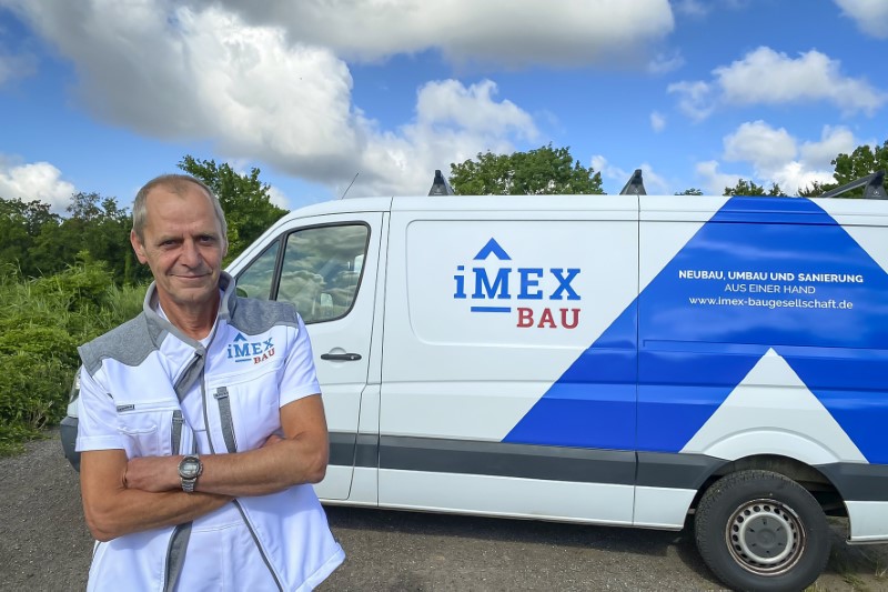 Mitarbeiter im Team von iMEX-Bau